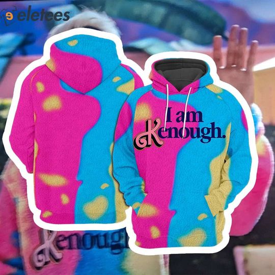 I Am Kenough Barbie Movie Hoodie, I Am Kenough Hoodie, Barbie Movie Hoodie
