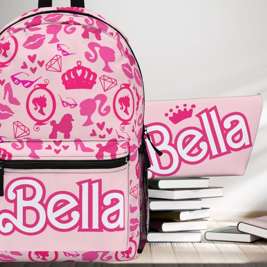 Barbie Backpack, Personalized Barbie Bag