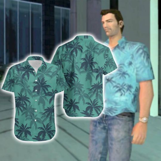 Discover Tommy Vercetti GTA Hawaiian Shirt Tommy Vercetti Summer Hawaiian Shirt