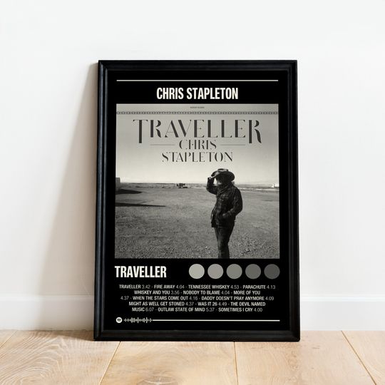 Chris Stapleton "Traveller" Album Poster