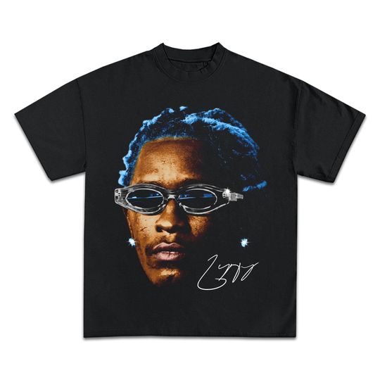 YOUNG THUG T-SHIRT, Rap Tee Concert Merch Free Thugger Slime Season
