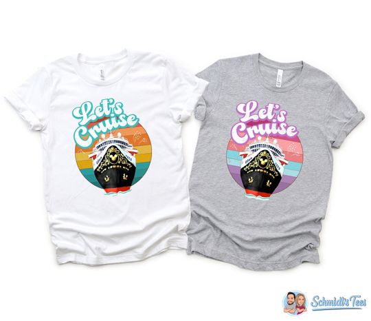 Disney Cruise Shirts | Family Cruise Shirts | Matching Disney Shirts | Mickey Mouse Shirt, Let's Cruise