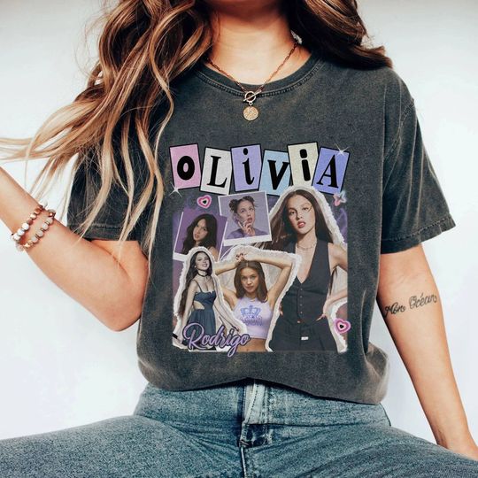 Discover Olivia Rodrigo Guts Album Shirt | Olivia Rodrigo Shirt | Olivia Sour Tour 2023 Shirt, Olivia Rodrigo T-shirt, Sour Album T-shirt