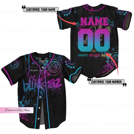 B182 Baseball Jersey, B182 Band Jersey, B182 Jersey Shirt, B182 Shirt