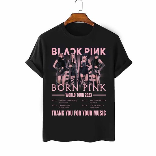 Blackpink Born Pink World Tour 2023 Shirt