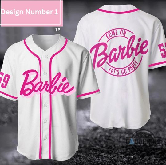 Barbie Movie 2023 Baseball Jersey