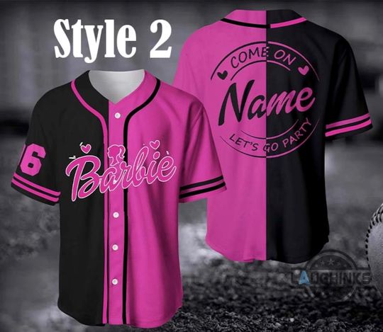 Barbie Movie 2023 Baseball Jersey