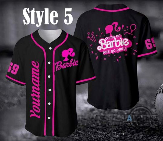 Barbie Movie 2023 Baseball Jersey