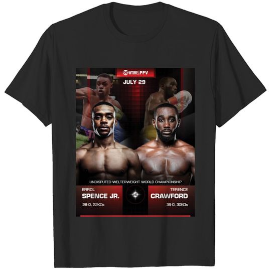 Errol Spence Jr Vs Terence Crawford Shirt, Errol Spence Vintage T-Shirt
