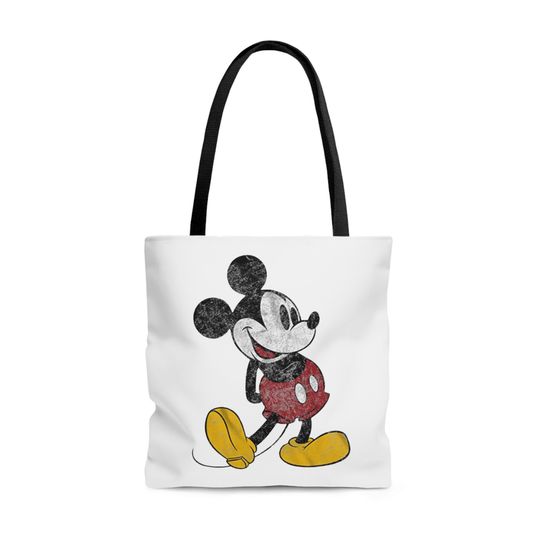 Tote Bag, Vintage, Mickey Mouse, Disney, Tote Bag (AOP)