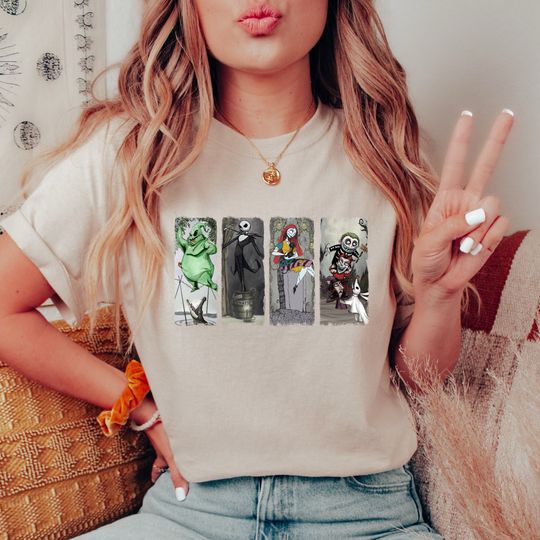 Nightmare Before Christmas Stretching Room Haunted Mansion Shirt, Disneyland Family Trip