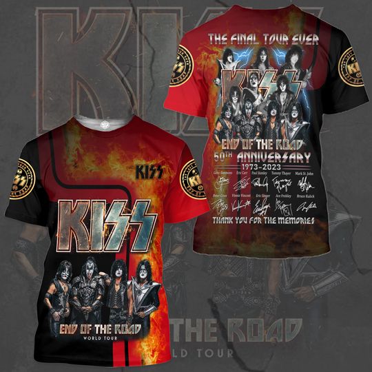 Kiss Band Music 3D Shirt