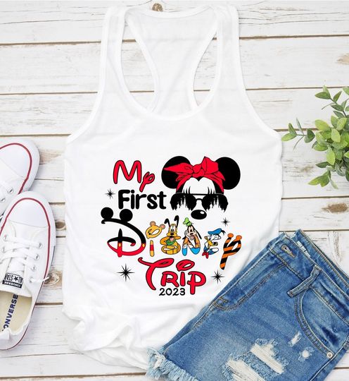 My First Trip Tank, First Disney Trip Tank, Disney Tank Top