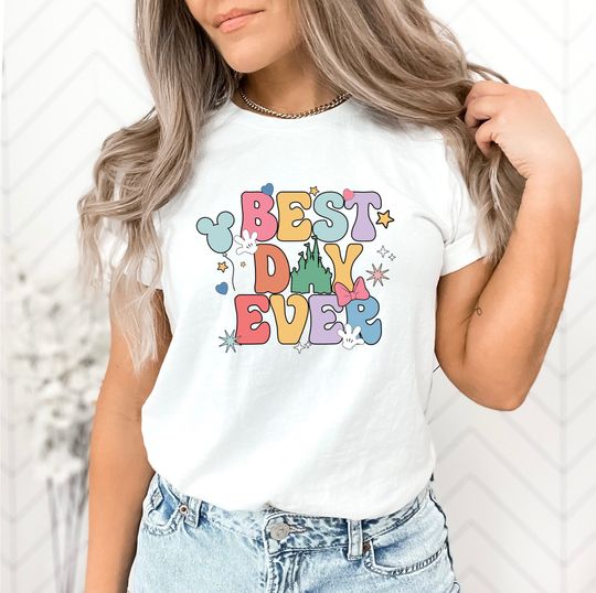Castle Best Day Ever T-shirt, Disney Birthday Shirt, Mouse Park Family Trip Shirt