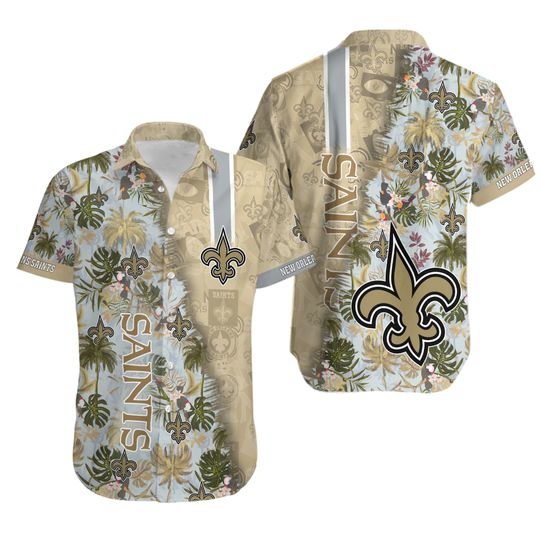 New Orleans Saints Summer Hawaiian Shirt