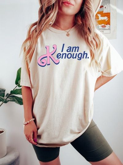 i am kenough tee, i am kenough shirt, I am kenough tee, tie dye Ken shirt, Kenough tee, barbi shirt, barbi movie, I am enough shirt