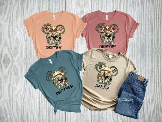 Disney Animal Kingdom Shirt, Disney Shirt, Vintage Animal Kingdom Shirt,Disney Mickey Safari Shirt