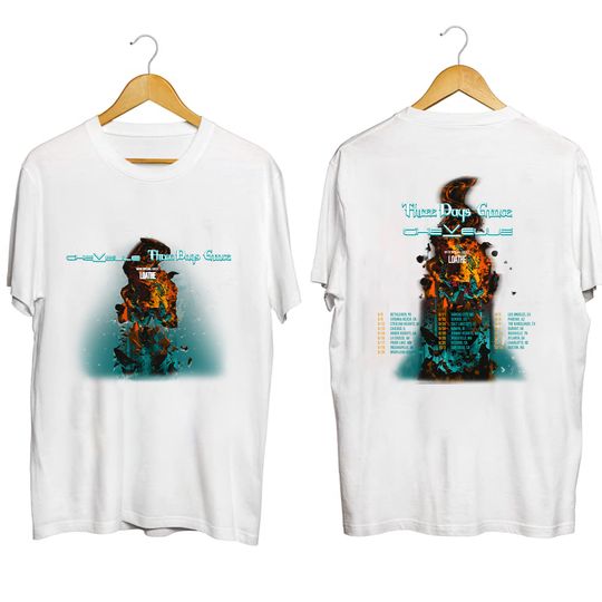 Chevelle and Three Days Grace Co headline Tour 2023 Music Tour T Shirt