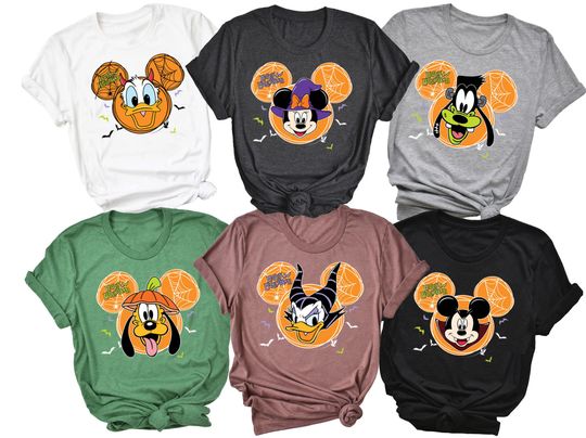 2023 Halloween Disneyland family shirt, Disneyland Halloween shirt, Halloween Mickey And Friends shirt