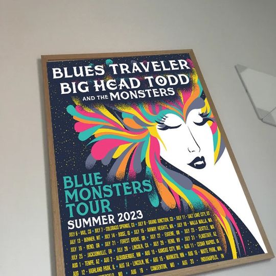 Discover Blues Traveler, Big Head Todd & The Blue Monsters Tour Poster