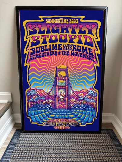 Discover Slightly Stoopid Mountain View July 14 2023 Poster
