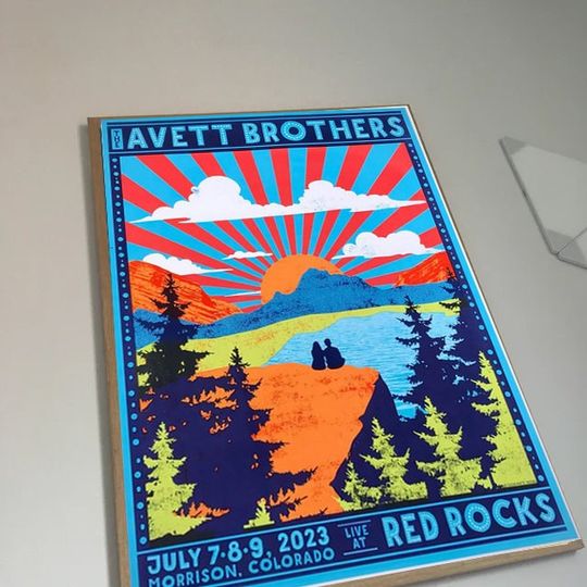 Discover The Avett Brothers July 7-9 2023 Morrison, CO Vip Poster