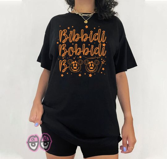 Bibbidi Bobbidi Boo Shirt, Disney Cinde Shirt, Disney Halloween Matching Shirt, Disney Vacation Shirt, Disney Matching Shirt