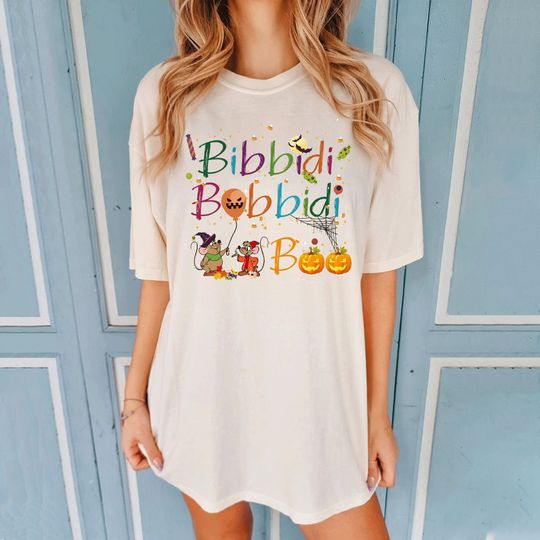 Bibbidi Bobbidi Boo Halloween Shirt, Halloween Pumpkin Shirt, Halloween Shirt, Disney Halloween Shirt
