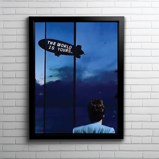 Scarface The World is Yours poster Premium Matte Vertical Poster