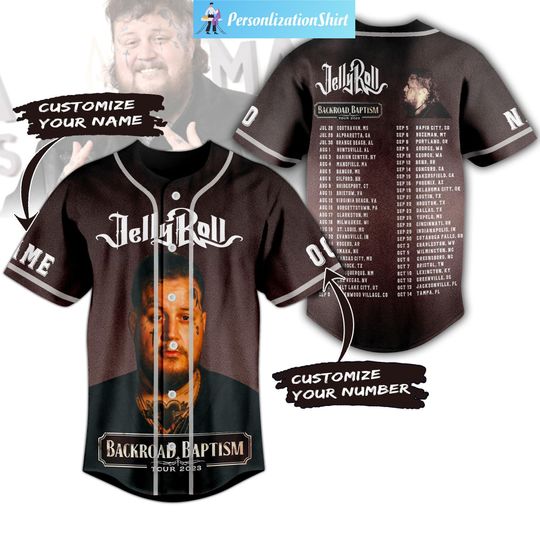 Jelly Roll Baseball Jersey, Jelly Roll Jersey
