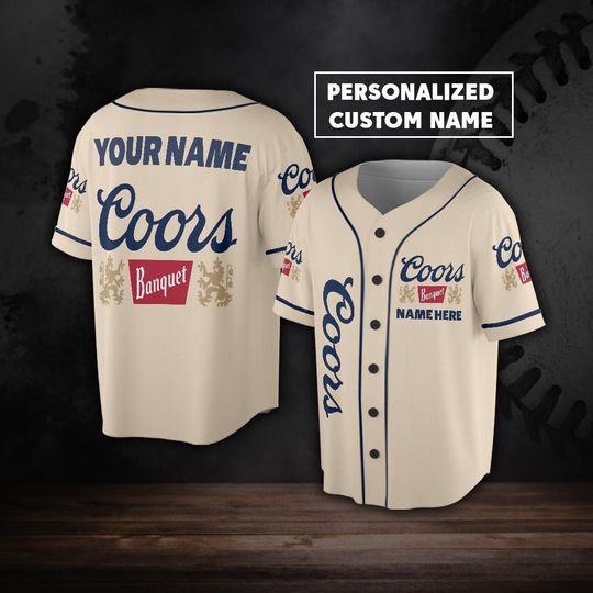 Custom Name CCOORS Banquet Unisex Baseball Jersey, Jersey Lover Beer Shirt