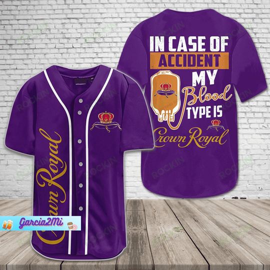 Crown Royal Shirt, Crown Royal Baseball Jersey, Whisky Baseball Jersey