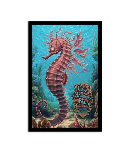 Discover Poster Dave Matthews Band West Palm Beach, FL July 29, 2023