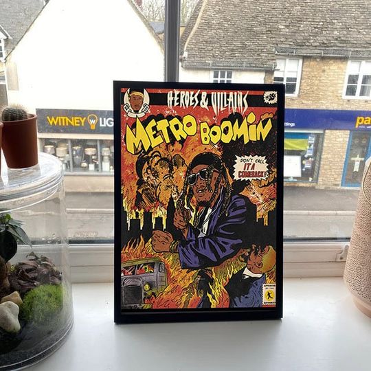 Metro Boomin Comic Poster