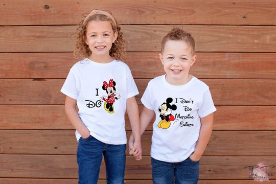 I Don't Do Matching Shirts, Minnie Mickey Shirt, Disneyland Shirt, Family Trip Shirt, Funny Couples Shirt