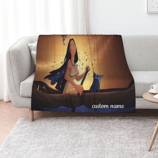 Custom Name Disney Pocahontas II Journey to a New World Blanket
