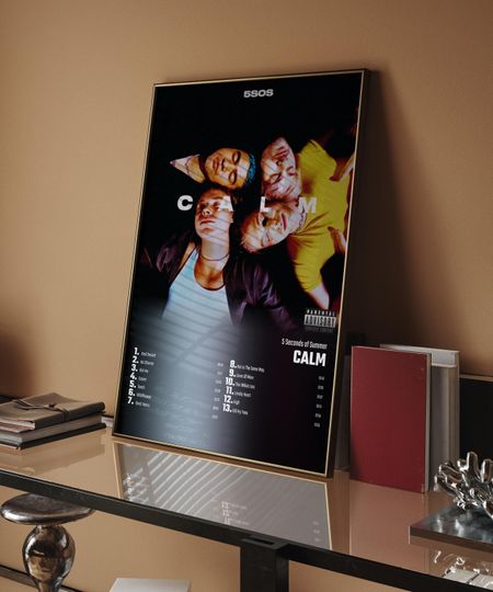 Discover 5 Seconds of Summer - Calm  Album Cover Poster