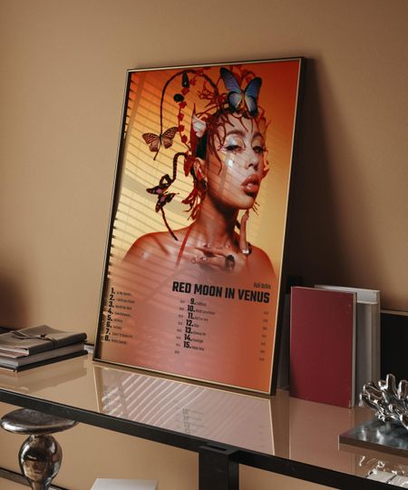 Discover Kali Uchis - Red Moon In Venus  Album Cover Poster