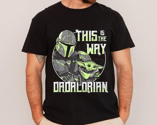 This Is The Way Dadalorian Retro Shirt, Disney Star Wars Shirt