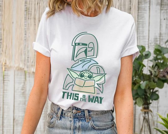 Star Wars Shirt, The Mandalorian and Grogu T-shirt, This is the Way Cute Shirt, Disney Star Wars Shirt