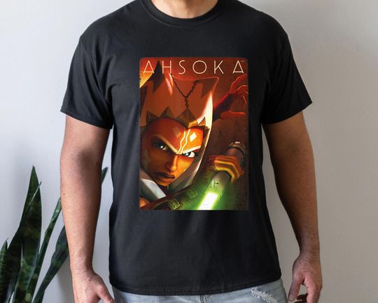 Ahsoka Tano Shirt, Power of the Galaxy Lightsaber T-Shirt, Disney Star Wars Shirt