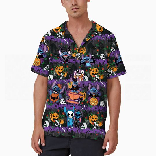 Disney Stitch Halloween Hawaiian