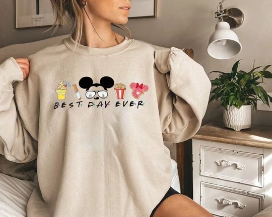 Best Day Ever Sweatshirt, Disney World Sweatshirt, Disney Sweatshirt
