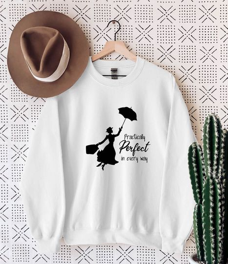 Mary Poppins Sweatshirt, Disney Sweatshirt, Disney Vacation Sweatshirt