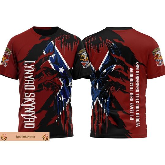 Lynyrd Skynyrd Shirt, Free Bird Shirt, If I Leave Here Tomorrow Shirt