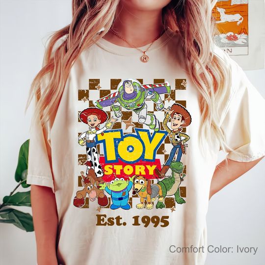 Vintage Disney Pixar Toy Story 1995 Characters Shirt, Disneyworld Shirt, Disneyland Shirt
