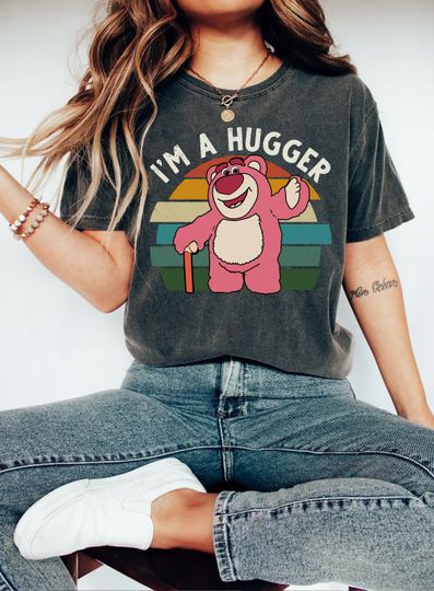 I'm A Hugger Lotso Bear Vintage Retro Disney Toy Story Shirt, Disney Shirt, Vintage Disney Shirt, Disney World Shirt, Disney Vacation Tee