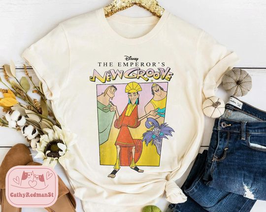 Retro Emperors New Groove Shirt, Vintage Krock and Yzma shirt, Disneyland Shirt, Disney Family Matching Shirt