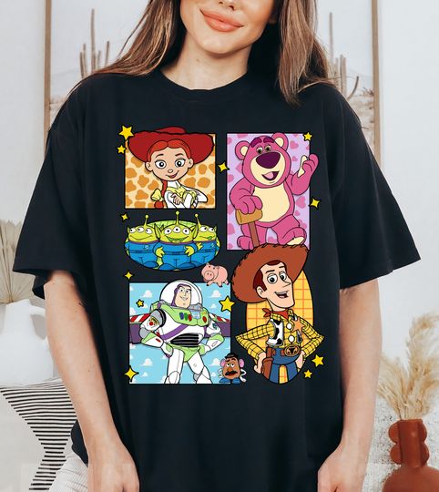 Retro Disney Toy Story Shirt, Cute Jessie Lotso Aliens Woody Buzz Lightyear Mr Potato Shirt, Magic Kingdom Shirt