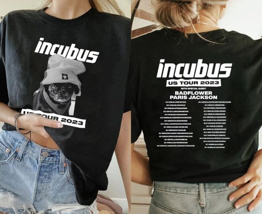 Incubus Band US Summer Tour 2023 Shirt, Incubus Band Fan Shirt